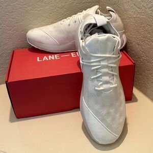 Lane Eight Men's 11.5 Hiit Trainer Sneakers Arctic White Gym Athletic Shoe New